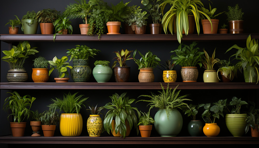 Divers - Une maison belle, par les plantes en pot